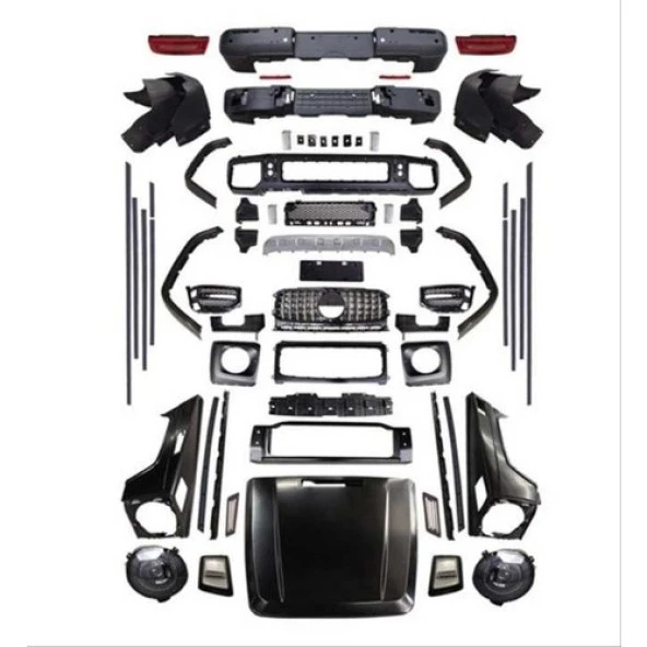Karva Mercedes W463 G63 Body Kit Full Set (2004-2018) ürün görseli 1