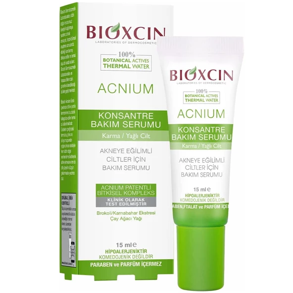 Bioxcin Acnium Konsantre Bakım Serumu 15 ml ürün görseli 1