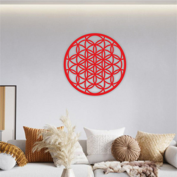 M3 Decorium Kutsal Yaşam Çiçeği Duvar Süsü ürün görseli 1