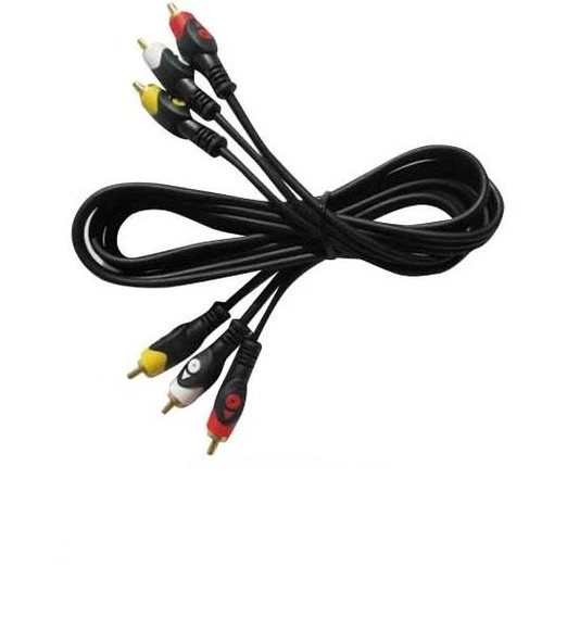 WellHise 3RCA 3RCA Gold Görüntü ve Ses Kablosu 1,5 Metre ürün görseli 1