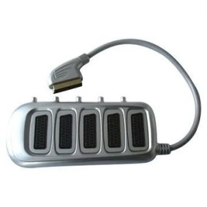 Swat 1/5 Scart Çoklayıcı 5'Li Anahtarlı Gold Seri ürün görseli 1
