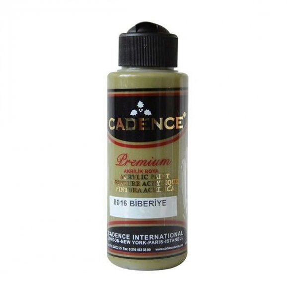 Cadence Premium Akrilik Boya 120 ml. 8016 Biberiye ürün görseli 1