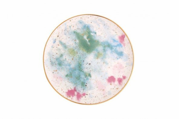 Porland Cosmos Desen6 Düz Tabak 20 cm 04ALM003412 ürün görseli 1