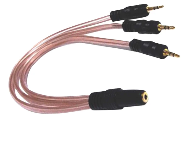 1x3.5mm Stereo Dişi 3x3.5mm Stereo Erkek Swat FKF393 ürün görseli 1