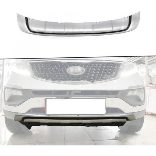 Araba Alışveriş Kia Aksesuar Sportage 2012-2015 Ön Arka Tampon Ek Koruma Difüzör ürün görseli 1