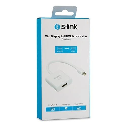 S-link SL-MDA45 Mini Display to HDMI Active Kablo - Resim 2