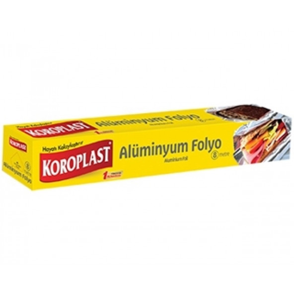 KOROPLAST ALÜMİNYUM FOLYO 8 METRE ürün görseli 1