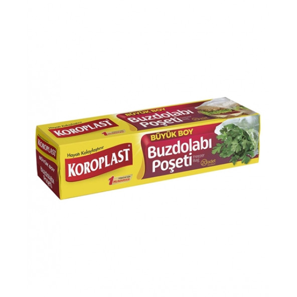 KOROPLAST BÜYÜK BOY BUZDOLABI POŞET 20 ürün görseli 1