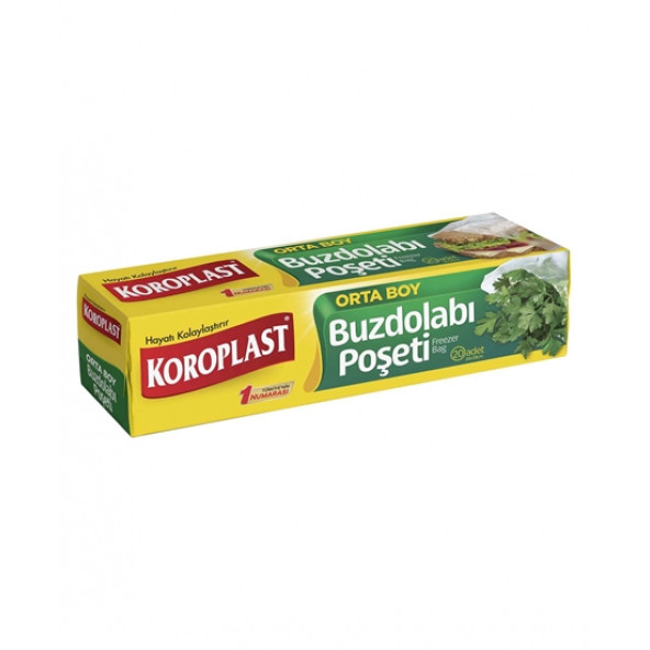 KOROPLAST  ORTA BOY BUZDOLABI POŞET 20 ürün görseli 1