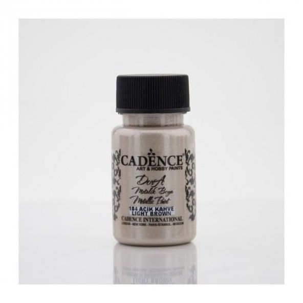 Cadence Dora Metalik Boya 50 ml. 184 Açık Kahve ürün görseli 1