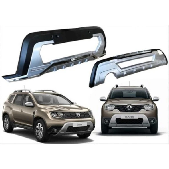 Çmk Dacia Duster 2018+ Ön-Arka Tampon Koruma ürün görseli 1