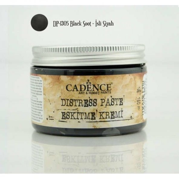 Cadence Distress Paste Eskitme Kremi 150 ml. 1305 İSLİ SİYAH ürün görseli 1