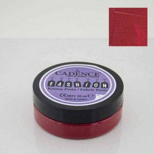Cadence Fashion Kumaş Pasta FP-04 KRİMSON KIRMIZI ürün görseli 1