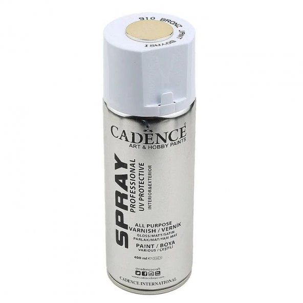 Cadence Sprey Yaldız Boya 910 Bronz 400 ml. ürün görseli 1
