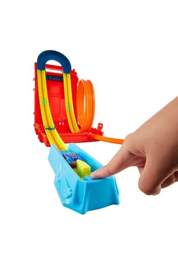 Hot Wheels Track Builder Benzin Bidonu Akrobasi Seti - Resim 4