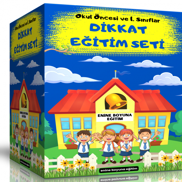 Okul Öncesi ve 1. Sınıflar Dikkat Eğitim Seti (3-8 YAŞ) ürün görseli 1