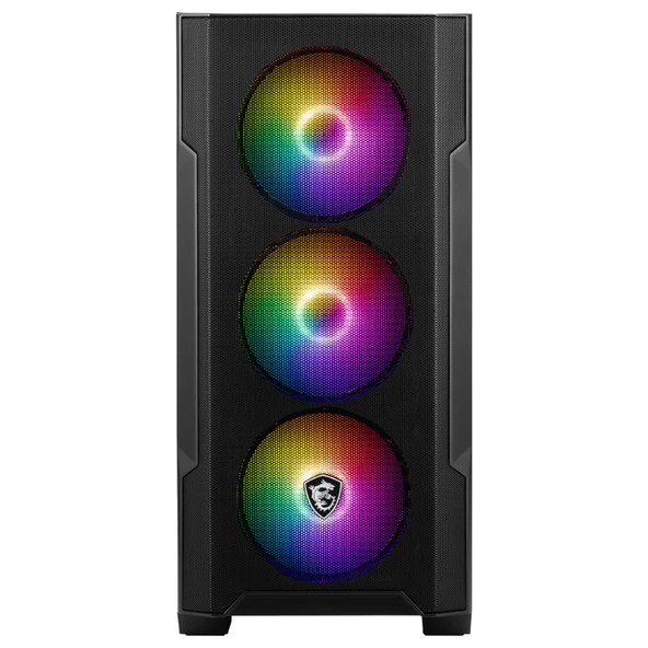 MSI MAG FORGE M100A 4x120mm ARGB mATX GAMING KASA - Resim 2