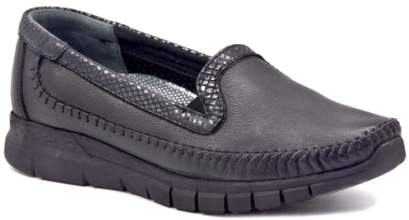 Forelli 9Kff 29423 Siyah Bayan Ayakkabı Comfort ürün görseli 1