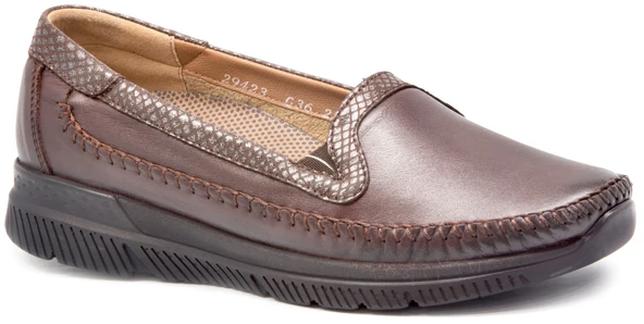 Forelli 9Kff 29423 Kahve Bayan Ayakkabı Comfort ürün görseli 1
