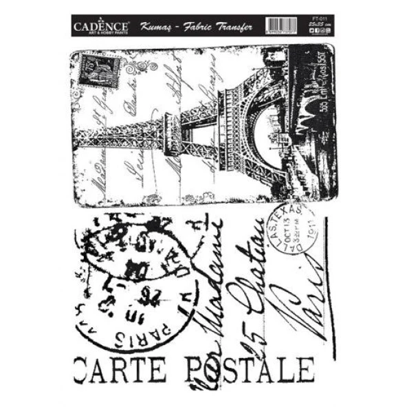 Cadence Kumaş Transfer 25x35 cm. FT-11 ürün görseli 1