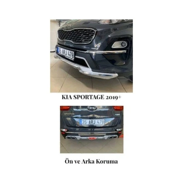 Çmk Kia Sportage 2019+ Ön Ve Arka Tampon Koruması ürün görseli 1