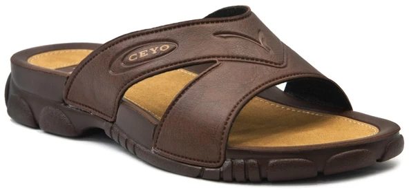 Ceyo Ceyo 8Y 3200 1 Kahve Erkek Ayakkabı Erkek Terlik-Sandalet ürün görseli 1
