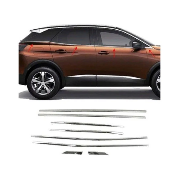 Çmk Peugeot 3008 2016-2019 Cam Nikelajı ürün görseli 1
