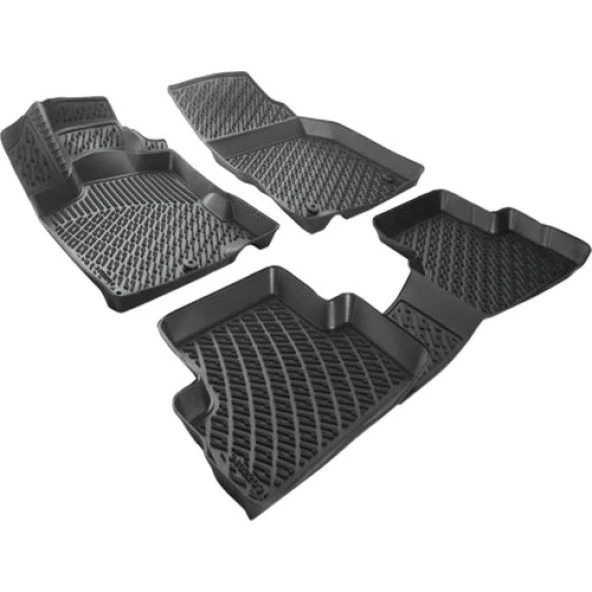 Rizline Honda Accord 2002-2008 Paspas Siyah 3D Havuzlu Tam Uyumlu ürün görseli 1