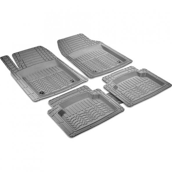 Promats Audi S5 Uyumlu 4d Extra Derin Havuzlu Profesyonel Kauçuk 5 Parça Paspas Gri ürün görseli 1