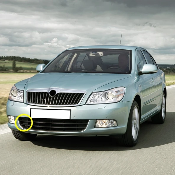 Skoda Octavia 2009-2012 Ön Tampon Alt Izgara Sağ Parça 1Z0853666C ürün görseli 1