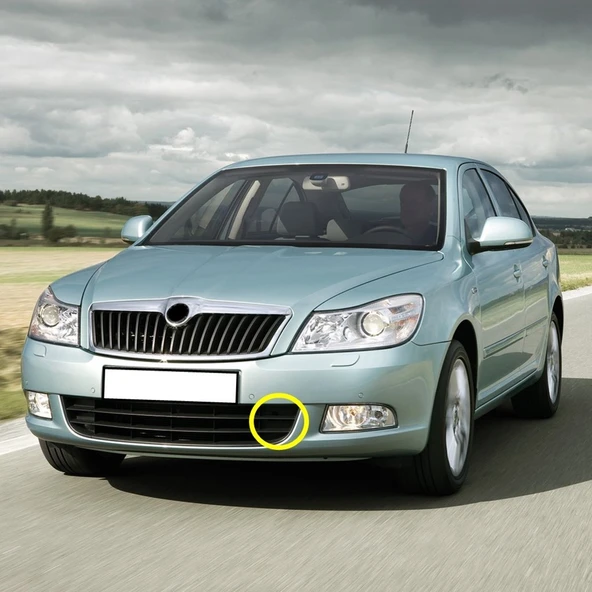 Skoda Octavia 2009-2012 Ön Tampon Alt Izgara Sol Parça 1Z0853665C ürün görseli 1
