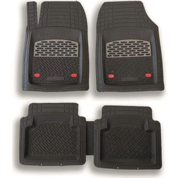 Emn Safir Ford Escort 1990 1995 Krom Gri 3D Paspas ürün görseli 1
