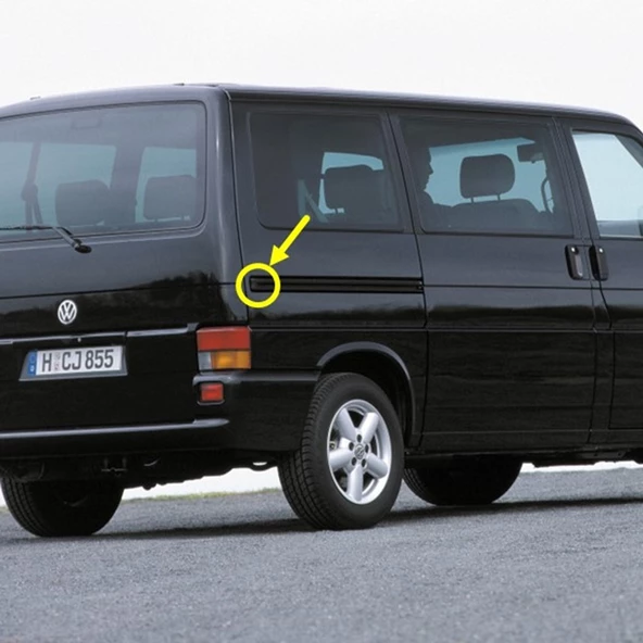 VW Transporter T4 1991-03 Sağ Sürgülü Kapı Rayı Uç Plastiği 701843884B ürün görseli 1