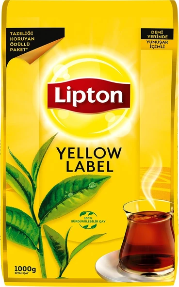 Lipton Yellow Label Dökme Çay 1000 gr X 9 Lu - Resim 9