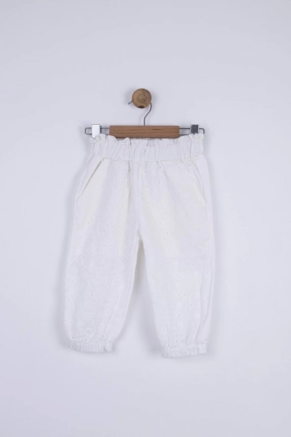 NK Kids Ekru Kız Bebek Safir Pantolon ürün görseli 1