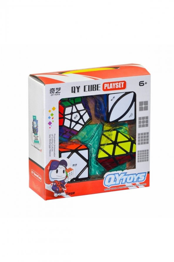 1543 Speed Küp 4lü Aile Paketi Megaminx Pyramis ürün görseli 1