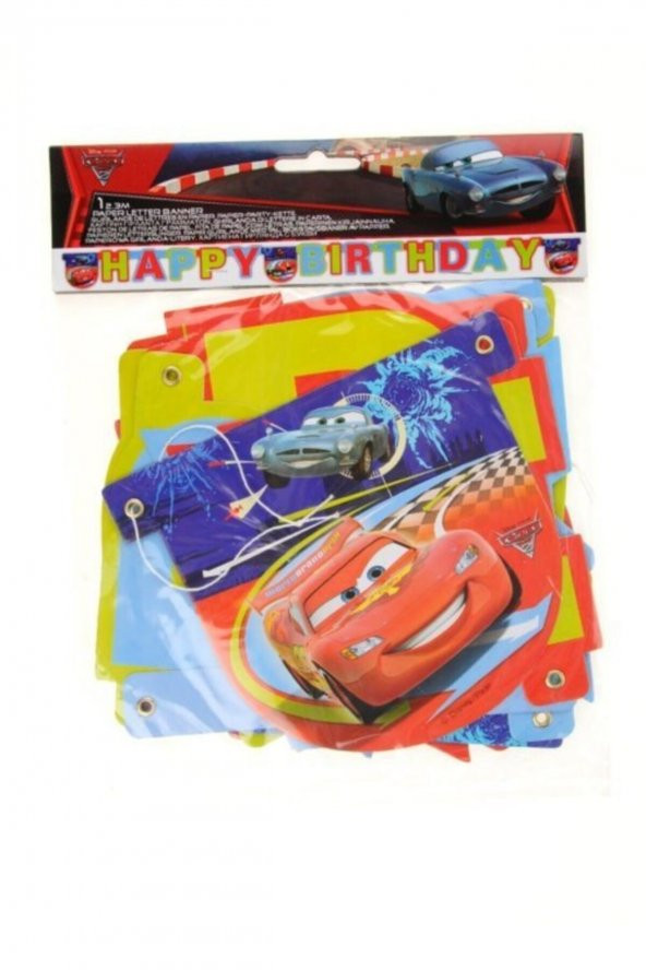 Cars 2 Happy Bırthday Yazısı ürün görseli 1