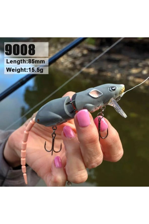 Fare Rapala Lures Balık Yemi Yapay Yem Suni Yem Maket Balık Jig Yem 8.5 cm 15gr ürün görseli 1