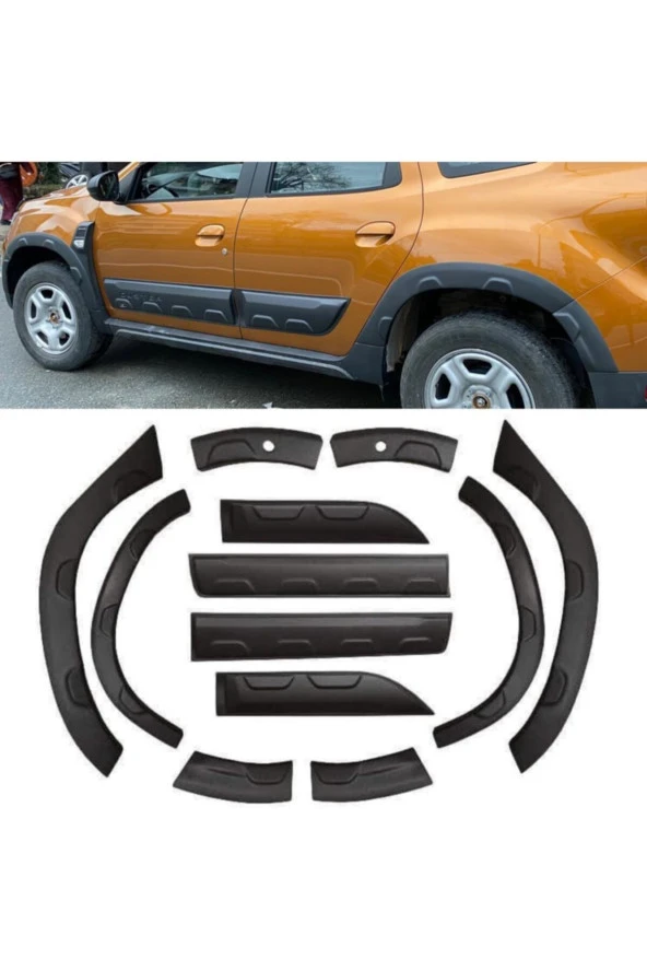 Duster Dodik Seti Oem Model Çamurluk Kaplama 12 Parça Full Pro ürün görseli 1