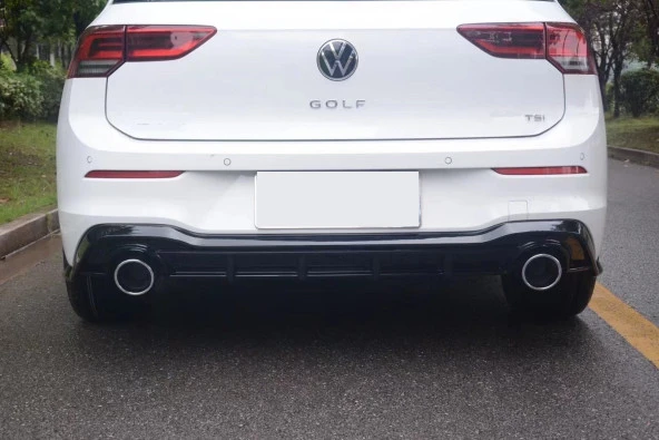 GOLF 8 GTİ DİFÜZÖR (PİANO BLACK) - ÇİFT EGZOZ ürün görseli 1