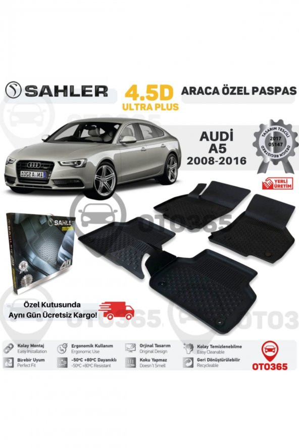 Audi A5 2008 2016 4.5d Havuzlu Sahler ürün görseli 1