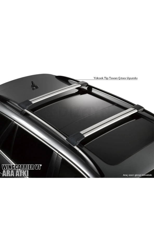 Dacia Duster Ara Atkı Wingcarrier V1 Gri 2010-2013 ürün görseli 1