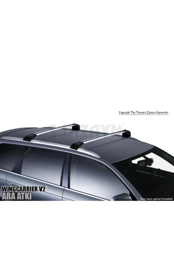 Kia Sportage Ara Atkı Wingcarrier V2 Gri 2010 Üzeri ürün görseli 1