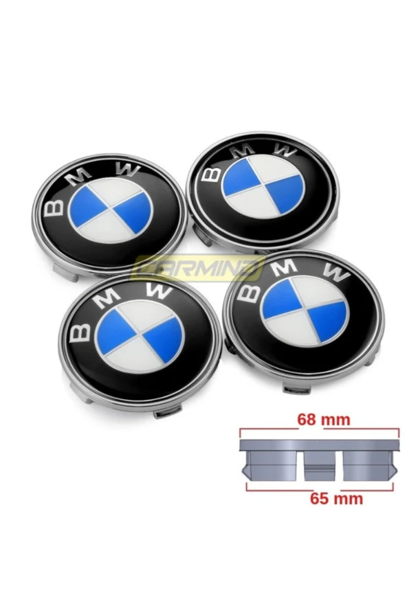 Bmw Orjinal Tip Jant Göbek Arması Krom 65-68mm (4 Adet) ürün görseli 1