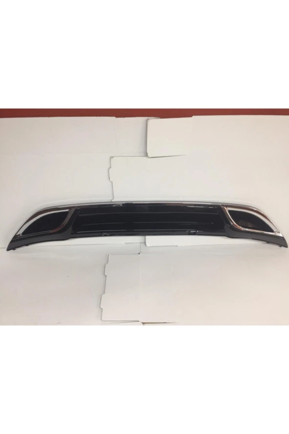 Vw Golf 7 Arka Tampon Difüzörü 7.5 Görünüm Çift Çıkış Parlak Siyah ürün görseli 1