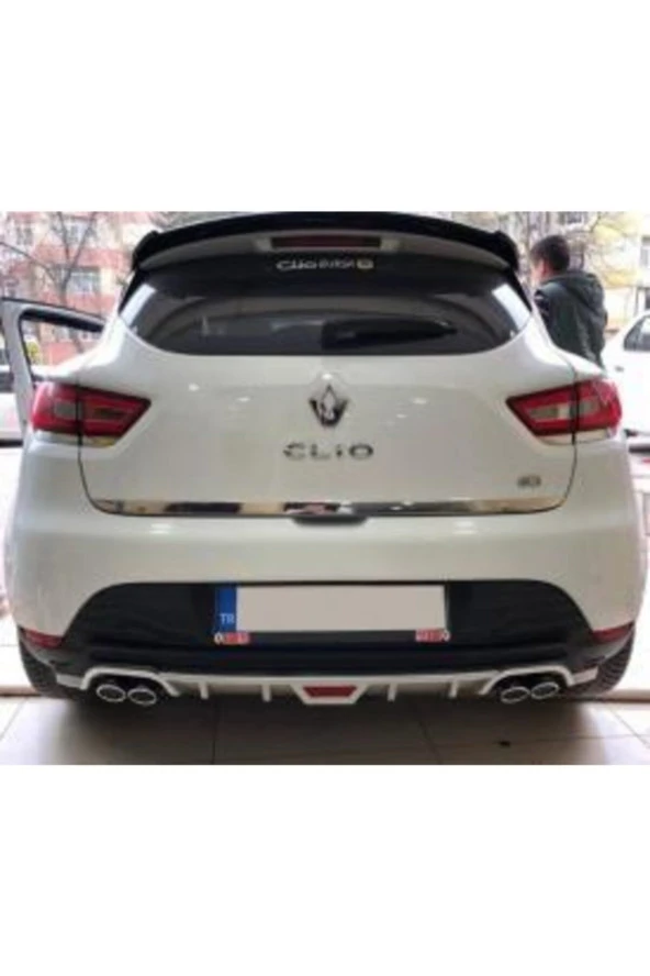 Renault Clio 4 Arka Tampon Difüzör Gri ürün görseli 1