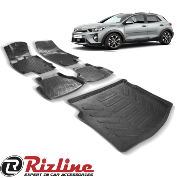 RİZLİNE KIA Stonic 3D Havuzlu Paspas + Bagaj Havuzu ürün görseli 1