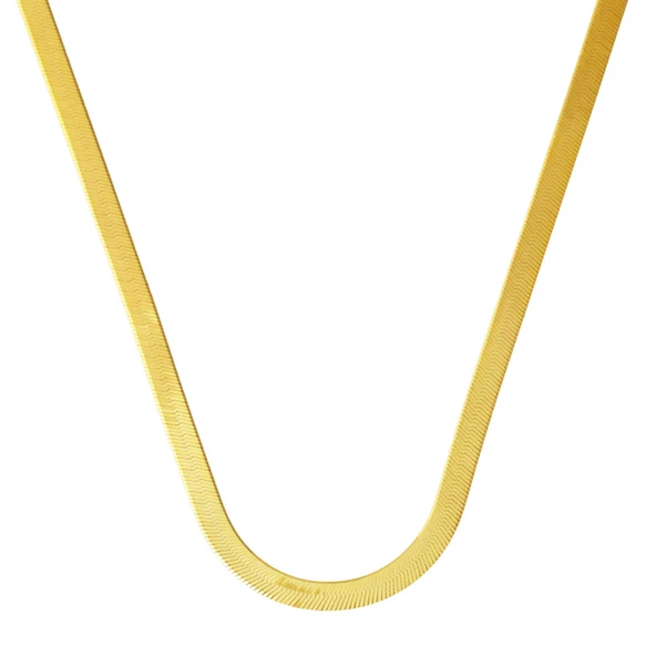 14 Ayar Ezme Zincir Altın Kolye 45 cm. ürün görseli 1