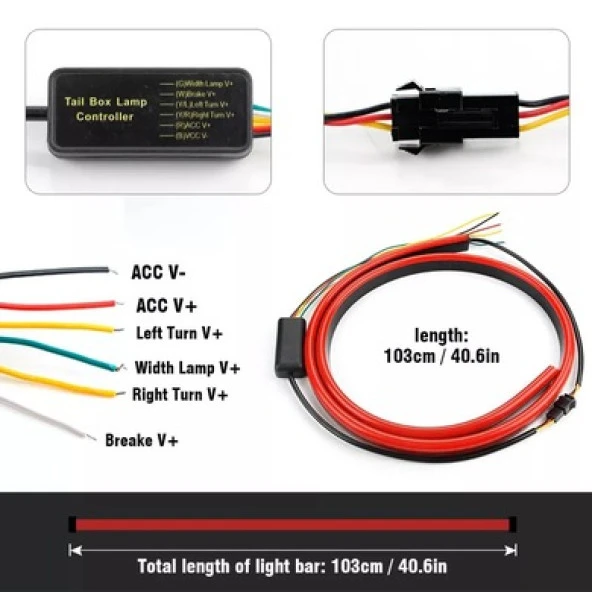 Üniversal Ürün 12 Volt Tüm Araçlara Stop Ledi - Resim 2