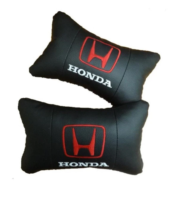 Honda Lüks Deri Oto Yastık Boyun Yastığı ürün görseli 1